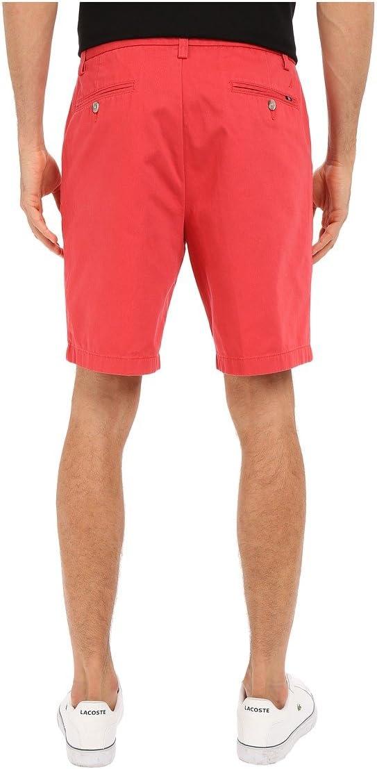 imageNautica Mens Cotton Twill Flat Front Chino ShortNautica Sailor Red