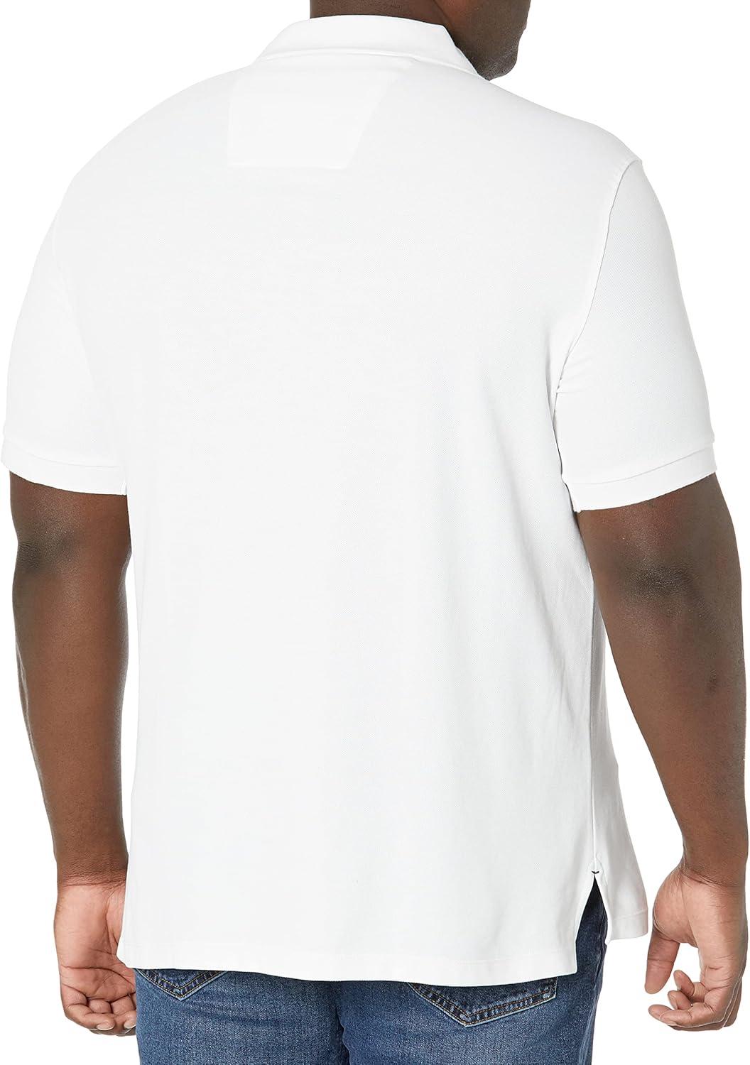 imageNautica Short Sleeve Solid Deck Polo Shirt ShirtBright White