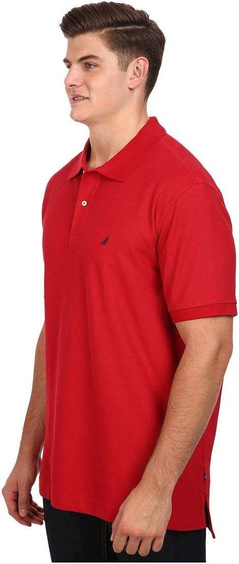 imageNautica Short Sleeve Solid Deck Polo Shirt ShirtNautical Red
