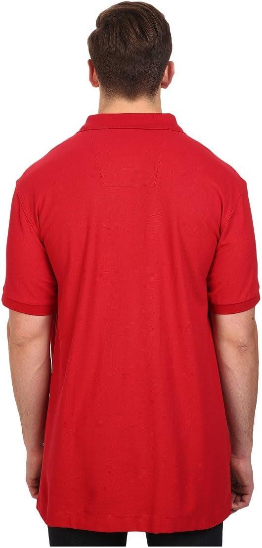 imageNautica Short Sleeve Solid Deck Polo Shirt ShirtNautical Red