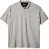 imageNautica Mens Big and Tall Classic Fit Short Sleeve Solid Performance Deck Polo ShirtGrey Heather