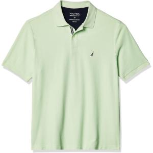 Nautica Men’s Big and Tall Classic Fit Short Sleeve Solid Performance Deck Polo Shirt(Patinagren)