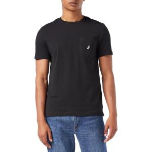 Nautica Men’s Classic Fit Pocket T-Shirt(Black)