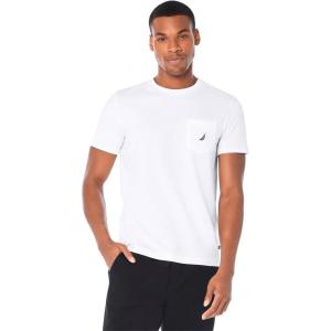 Nautica Men’s Classic Fit Pocket T-Shirt(Bright White)