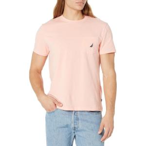 Nautica Men’s Classic Fit Pocket T-Shirt(Coral Sands)