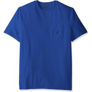 Nautica Men’s Classic Fit Pocket T-Shirt(French Blue (Dark))