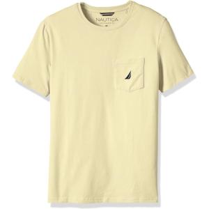 Nautica Men’s Classic Fit Pocket T-Shirt(French Vanilla)