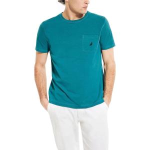 Nautica Men’s Classic Fit Pocket T-Shirt(Harbor Jade)