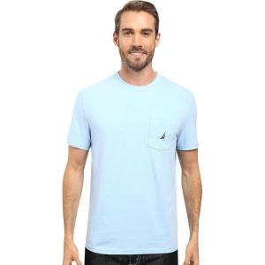 Nautica Men’s Classic Fit Pocket T-Shirt(Noon Blue)