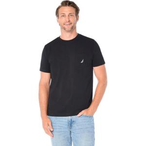 Nautica Men’s Classic Fit Pocket T-Shirt(True Black)
