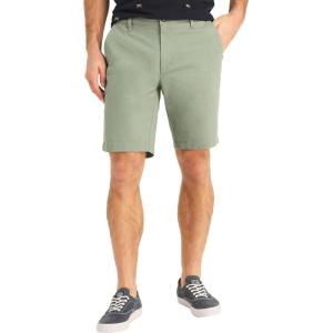 Nautica Men’s Cotton Twill Flat Front Chino Short(Chinois Green)
