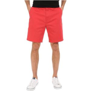 Nautica Men’s Cotton Twill Flat Front Chino Short(Nautica Sailor Red)