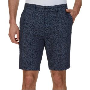 Nautica Men’s Cotton Twill Flat Front Chino Short(Navy)