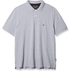 Nautica Men’s Nautica Men’s Big & Tall Stretch Pique Polo(Deep Anchor Heather)