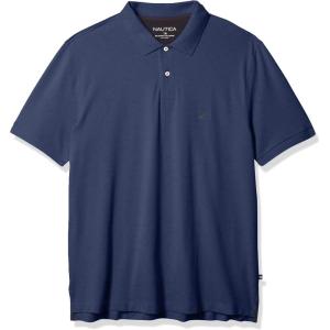 Nautica Men’s Nautica Men’s Big & Tall Stretch Pique Polo(Estate Blue)