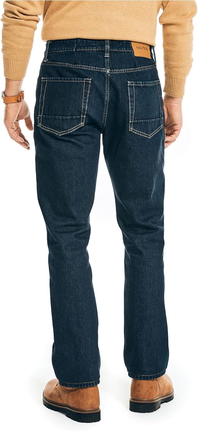 imageNautica Jeans Mens Straight Light Cross Hatch JeanPure Ocean Wash
