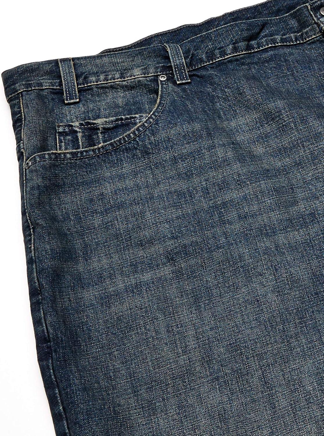 imageNautica Mens Big and Tall Relaxed Fit JeanRigger Blue