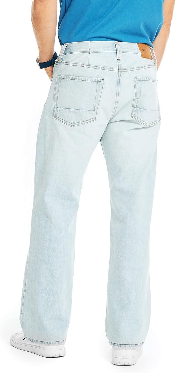 imageNautica Mens Loose Fit DenimOcean Shallows Wash