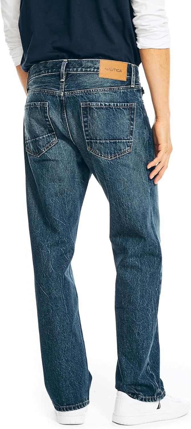 imageNautica Mens Loose Fit DenimSea Tide Wash