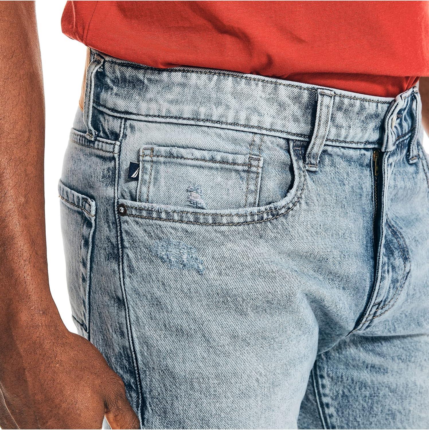 imageNautica Mens Nautica Athletic Slim Stretch DenimMisty Lake Shore Wash