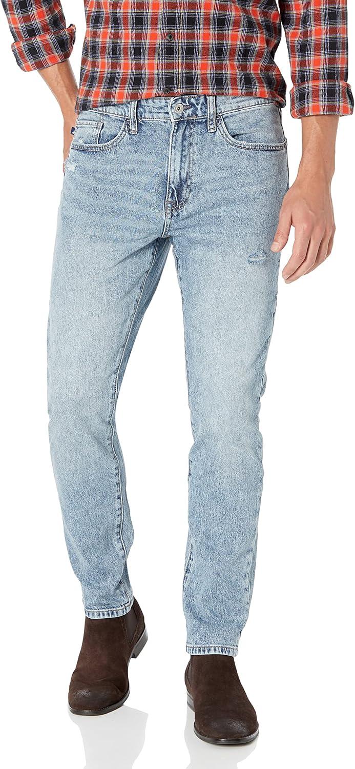 imageNautica Mens Nautica Athletic Slim Stretch DenimMisty Lake Shore Wash