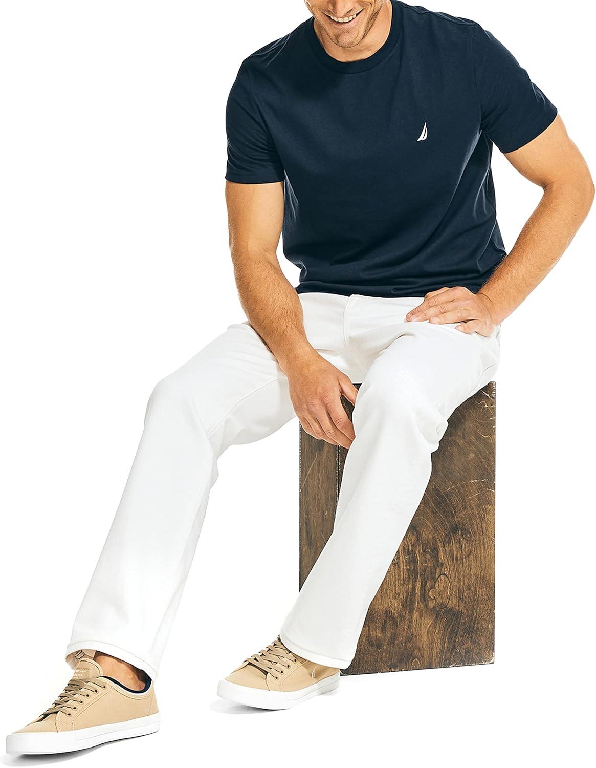 imageNautica Mens Nautica Vintage Straight Stretch DenimGlacier Bay Wash