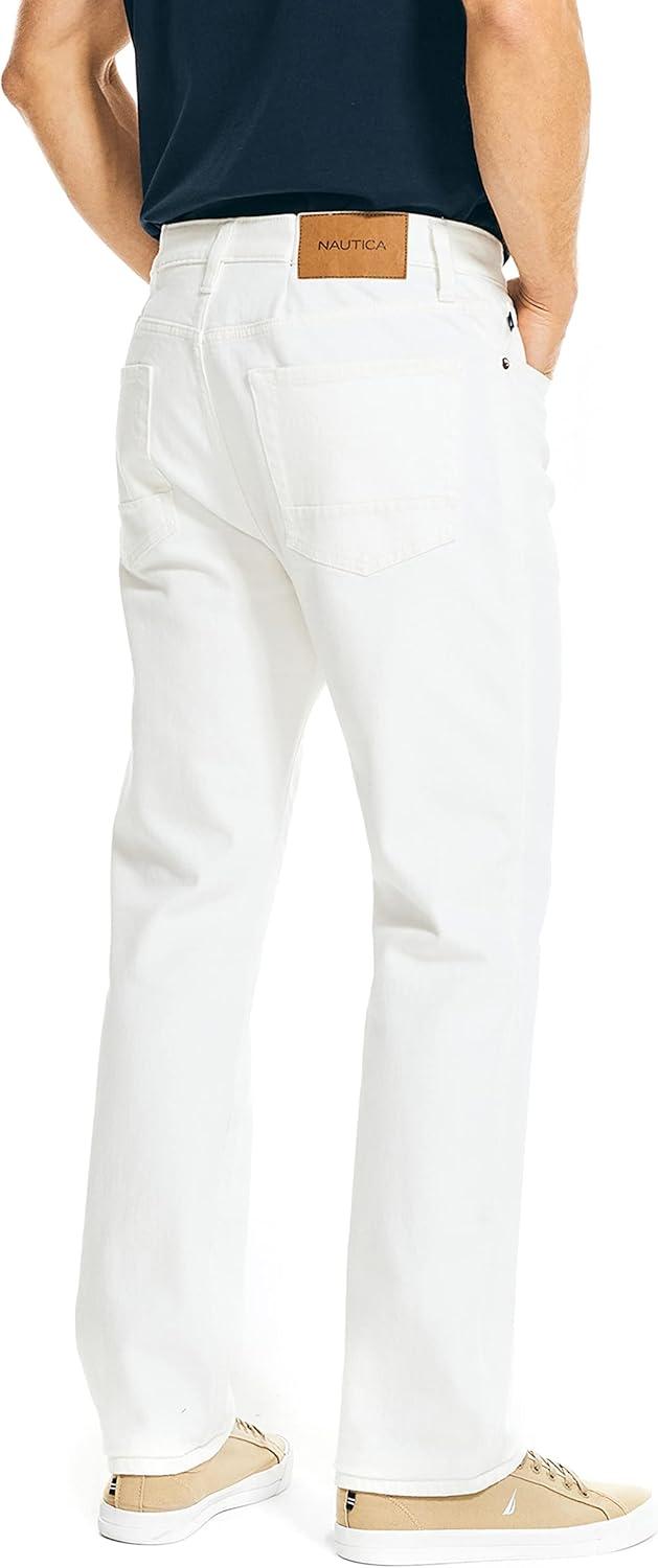 imageNautica Mens Nautica Vintage Straight Stretch DenimGlacier Bay Wash