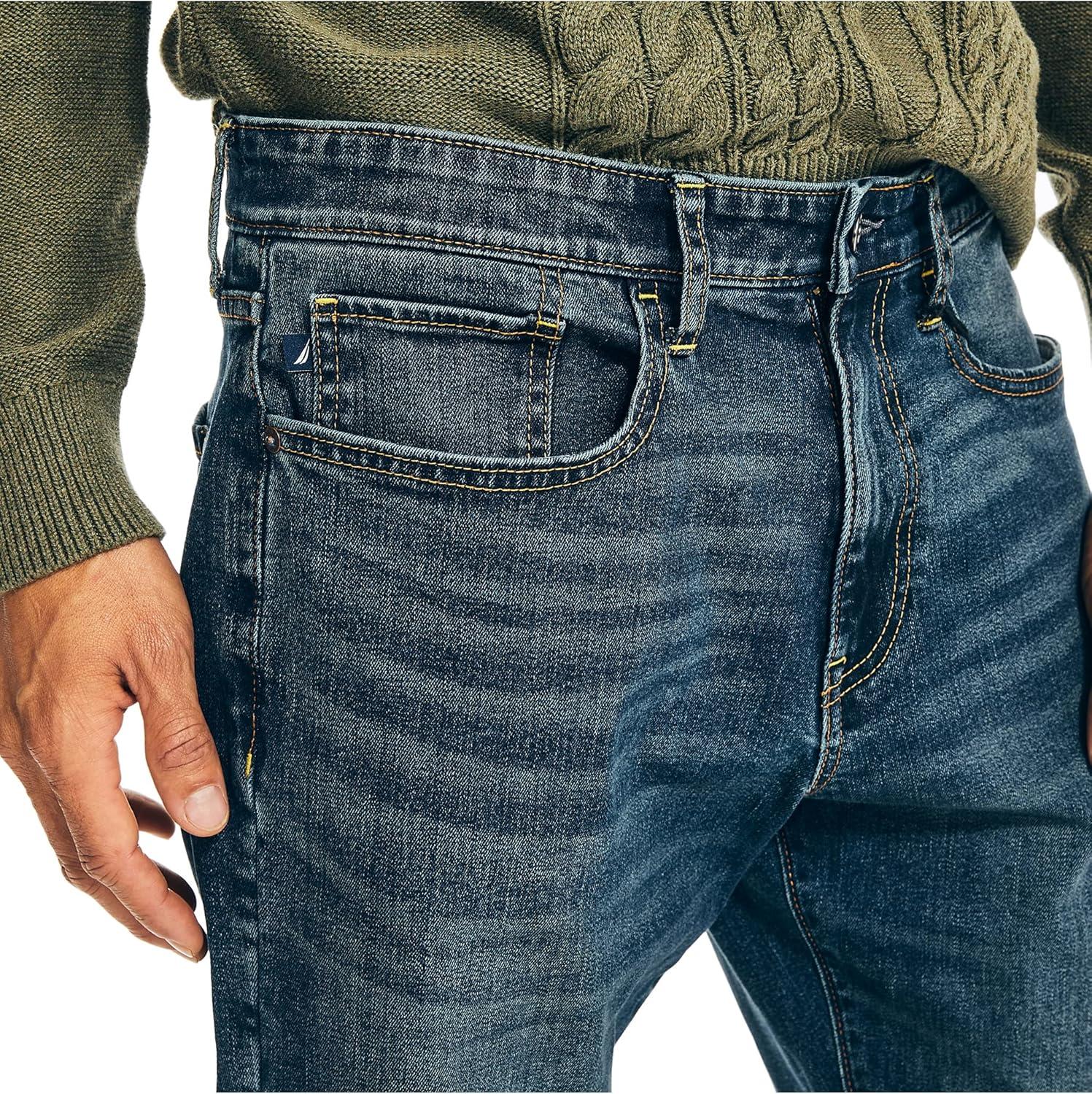imageNautica Mens Relaxed Fit Denim JeansAtlantic Coast Wash