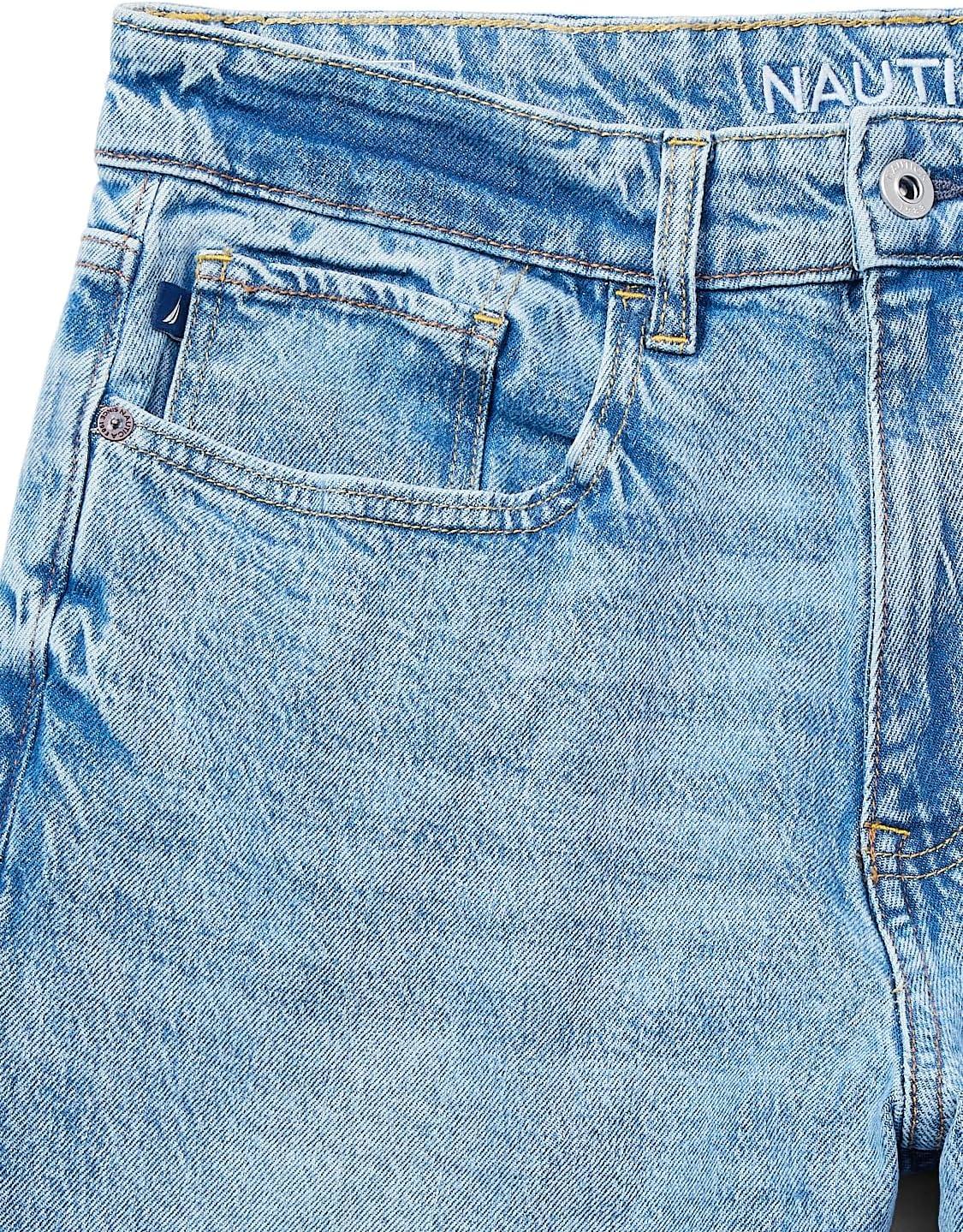 imageNautica Mens Rlxd Lt HatchAlborian Sea Wash