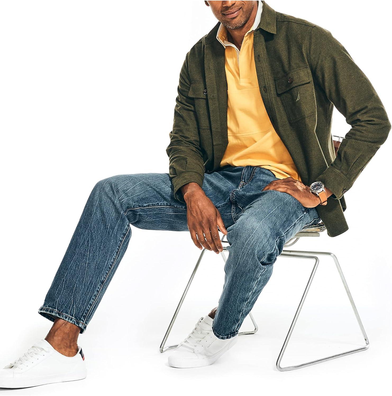 imageNautica Mens Rlxd Lt HatchBotany Bay Wash
