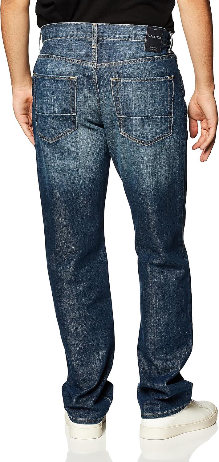 imageNautica Mens Rlxd Lt HatchGlacier Blue Wash