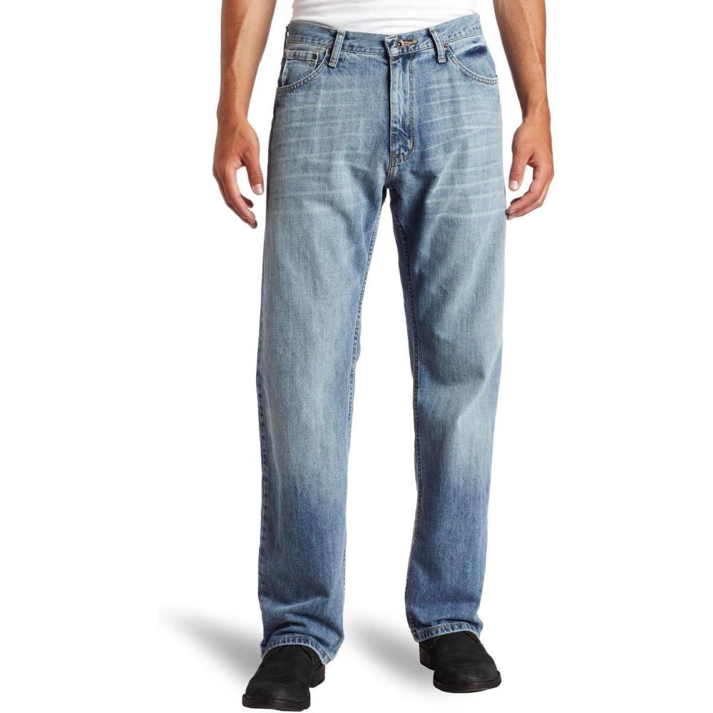imageNautica Mens Relaxed Fit Denim JeansHook Line Blue