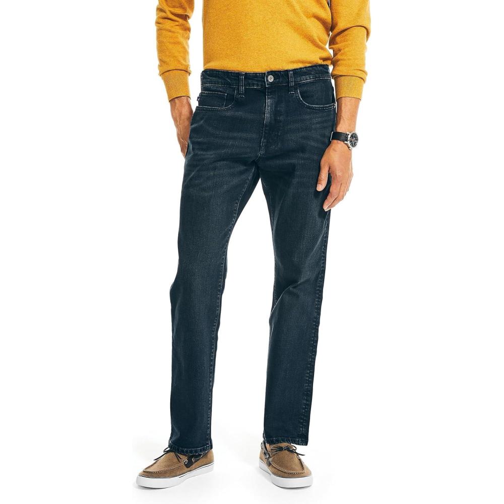 imageNautica Mens Rlxd Lt HatchBlack Lagoon Wash
