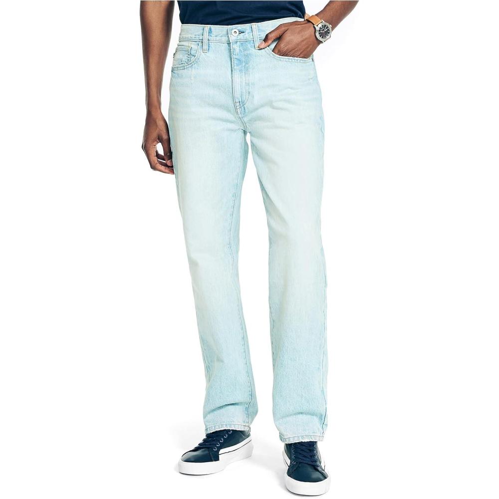 imageNautica Mens Rlxd Lt HatchOcean Shallows Wash