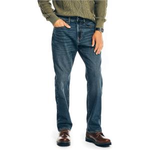 Nautica Jeans Men’s Straight Light Cross Hatch Jean(Atlantic Coast Wash)