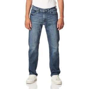 Nautica Mens 5 Pocket Straight Fit Stretch JeanJeans(Gulf Stream Wash)