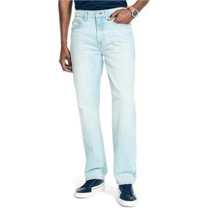 Nautica Mens Relaxed Fit Denim Jeans(Ocean Shallows Wash)