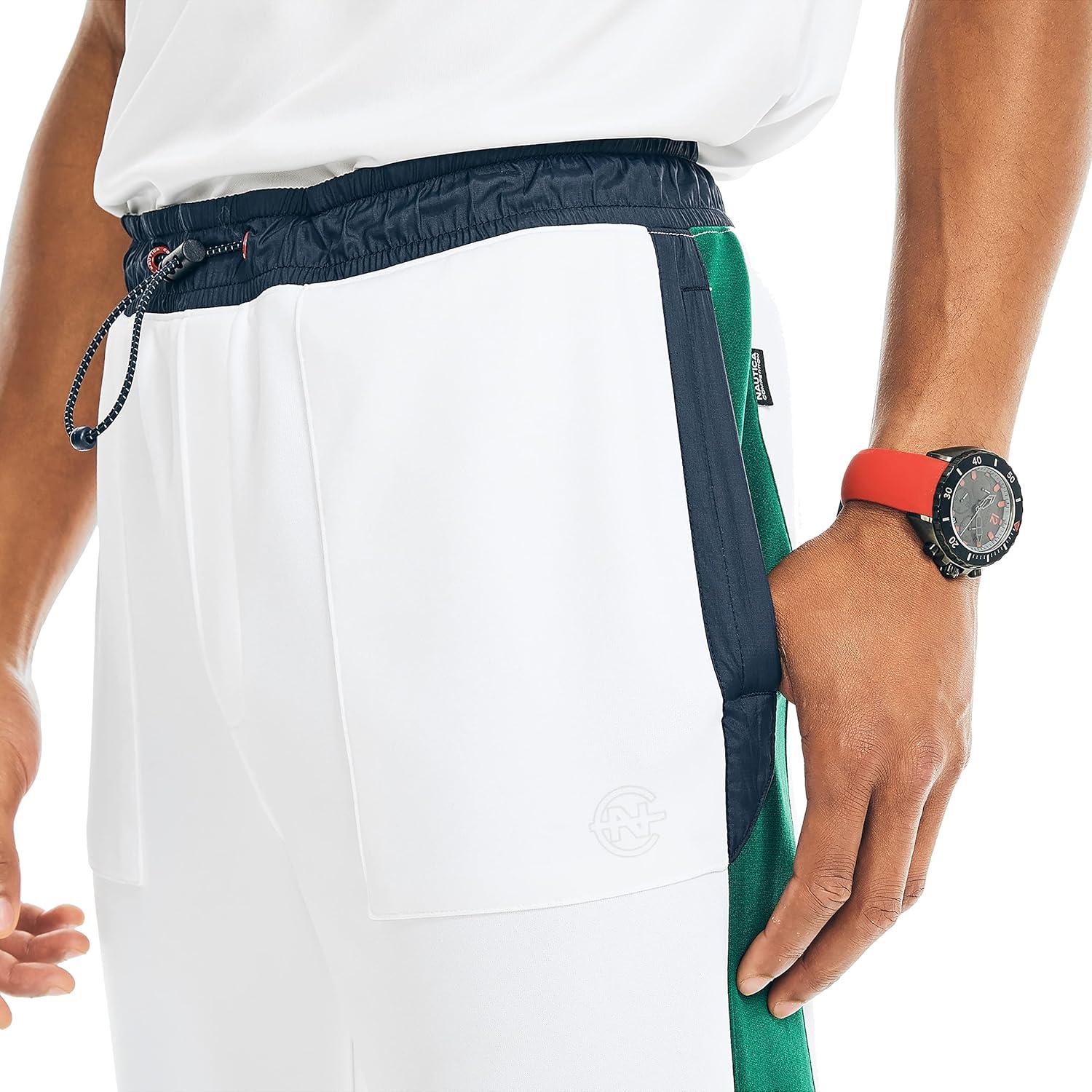 imageNautica Mens Nautica Competition Sustainably Crafted Performance Jogger PantsBright White