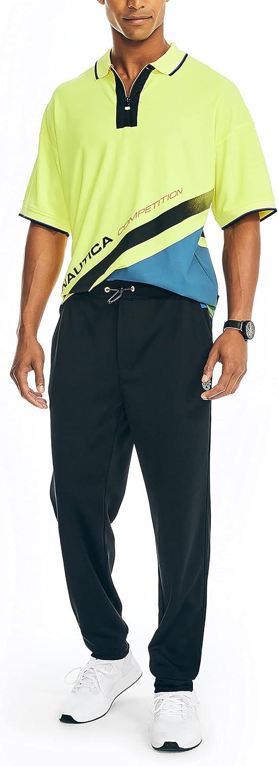 imageNautica Mens Nautica Competition Sustainably Crafted Performance Jogger PantsTrue Black