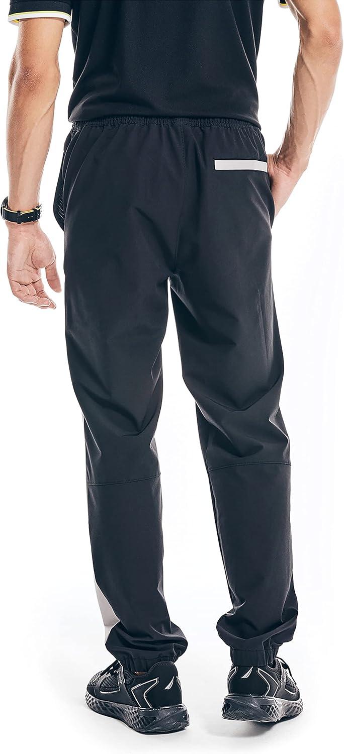 imageNautica Mens Nautica Competition Sustainably Crafted Performance Jogger PantsTrue Black Grey