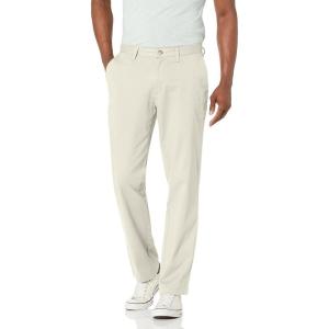 Nautica Men’s Classic Fit Flat Front Stretch Solid Chino Deck Pant(Nautica Stone)
