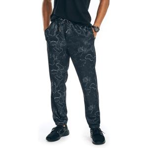 Nautica Men’s Competition Sustainably Crafted Printed Jogger(True Black)