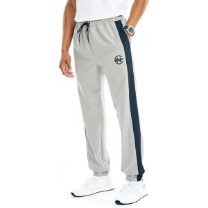 Nautica Mens Nautica Competition Sustainably Crafted Performance Jogger Pants(Sharkfin Grey)