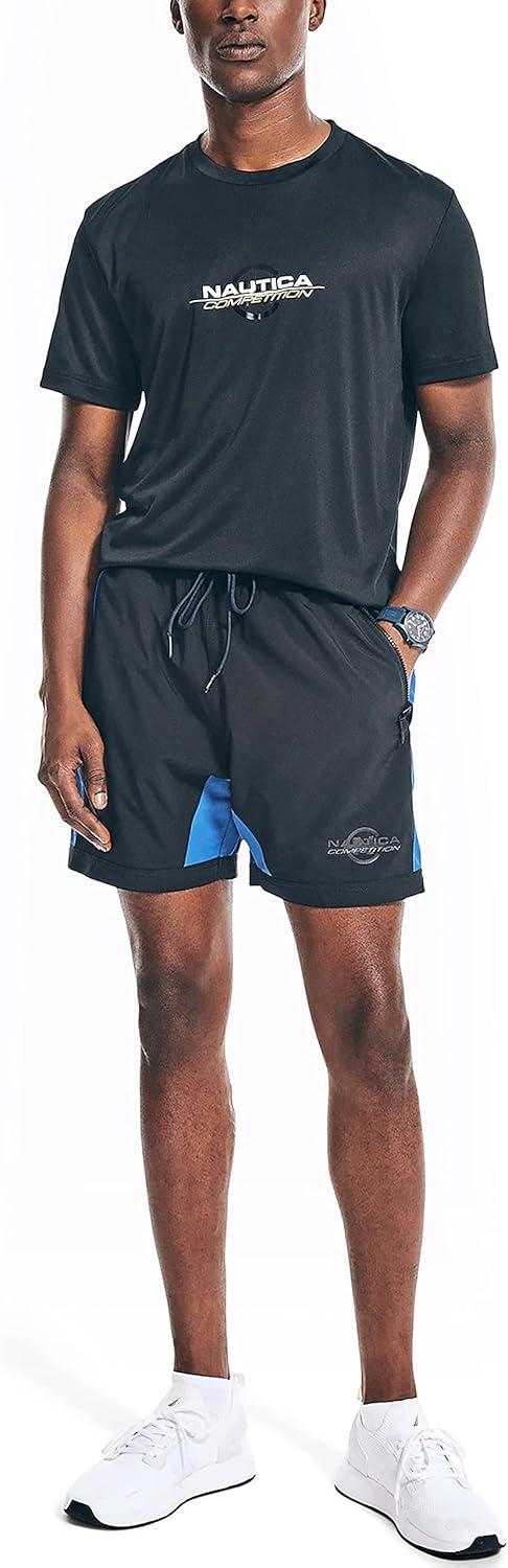 imageNautica Mens Nautica Competition Sustainably Crafted Crewneck TShirtTrue Black