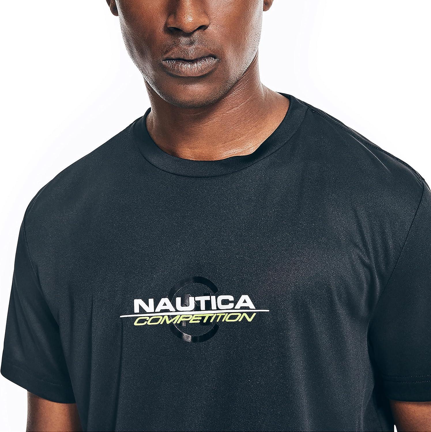 imageNautica Mens Nautica Competition Sustainably Crafted Crewneck TShirtTrue Black
