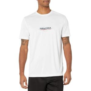 Nautica Men’s Nautica Competition Sustainably Crafted Crewneck T-Shirt(Bright White)