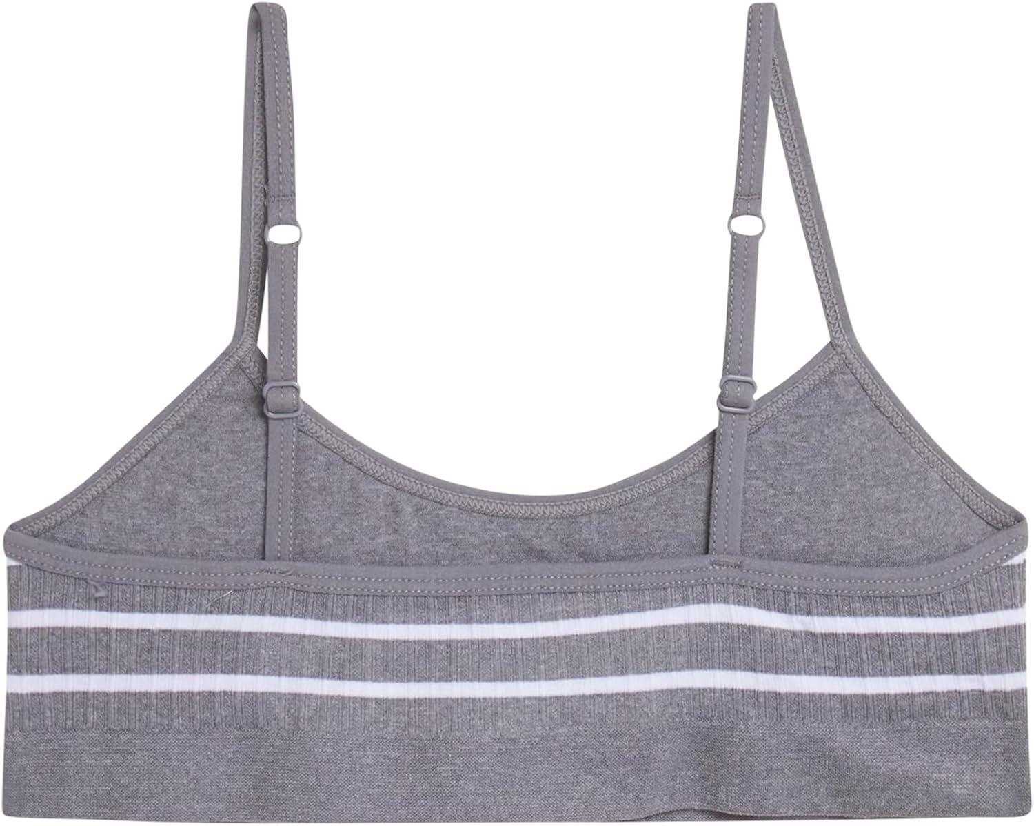 imageNautica Girls Training Bra 2 Pack4 Pack Seamless Padded Bralette Underwear for Girls with Removable Pads Sizes SXL