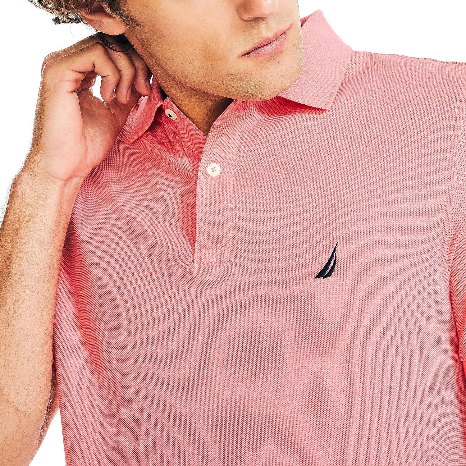 imageNautica Mens Nautica Sustainably Crafted Deck PoloTeaberry