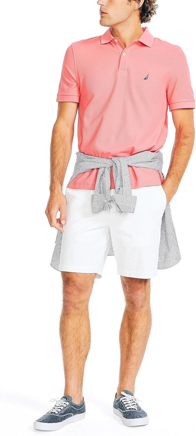 imageNautica Mens Nautica Sustainably Crafted Deck PoloTeaberry