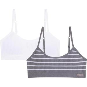Nautica Girls Training Bra – 2 Pack/4 Pack Seamless Padded Bralette Underwear for Girls with Removable Pads (Sizes: S-XL)
